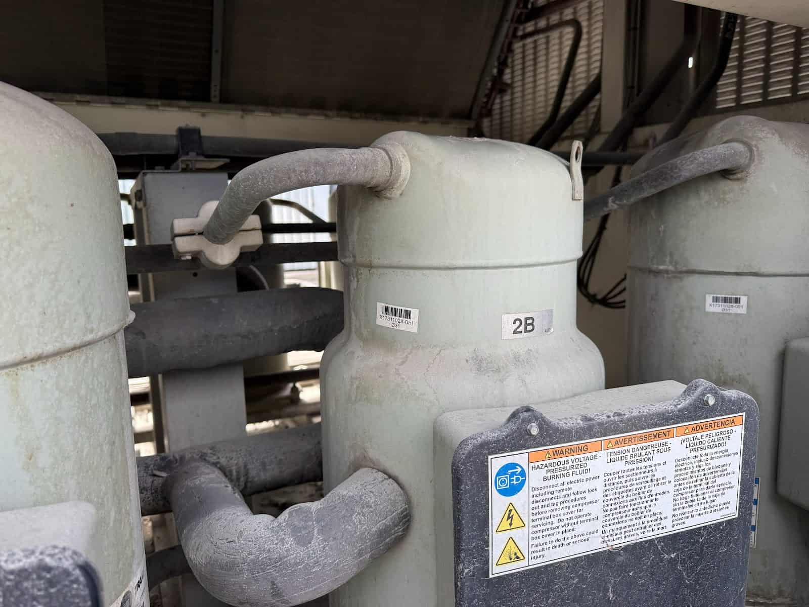 Foto aus dem Bericht: Scrollverdichter eines Chillers
